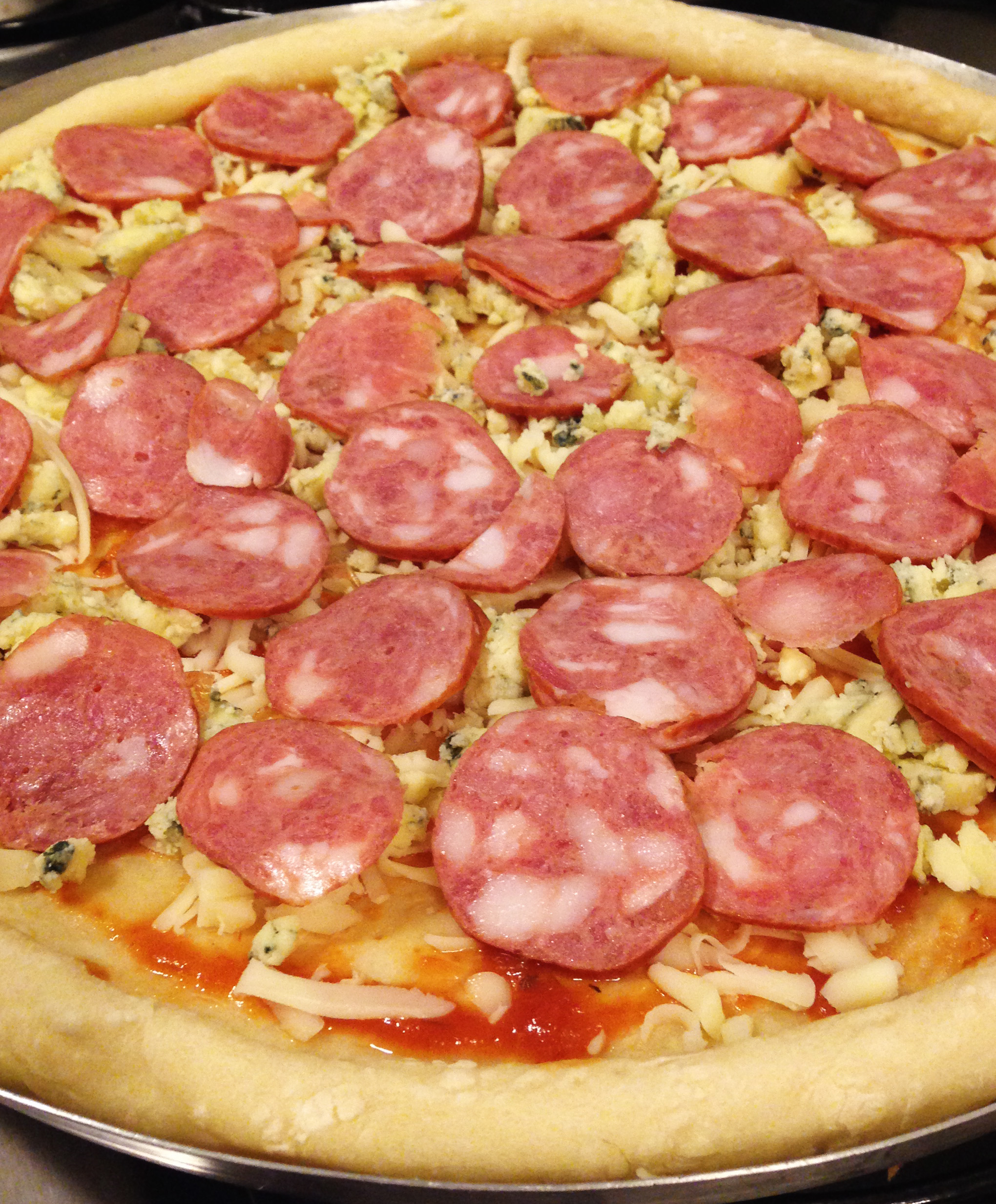 Massa de Pizza calabresa - Como fazer massa de pizza em casa - receita deliciosa