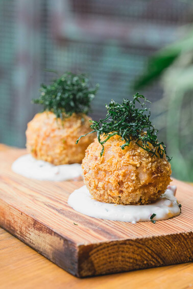 Teva Restaurante e Bar de Vegetais _Bolinho de Baião de Dois